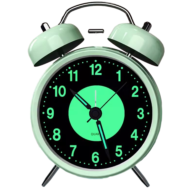 Vintage Alarm Clock - Металлический будильник в стиле ретро с
