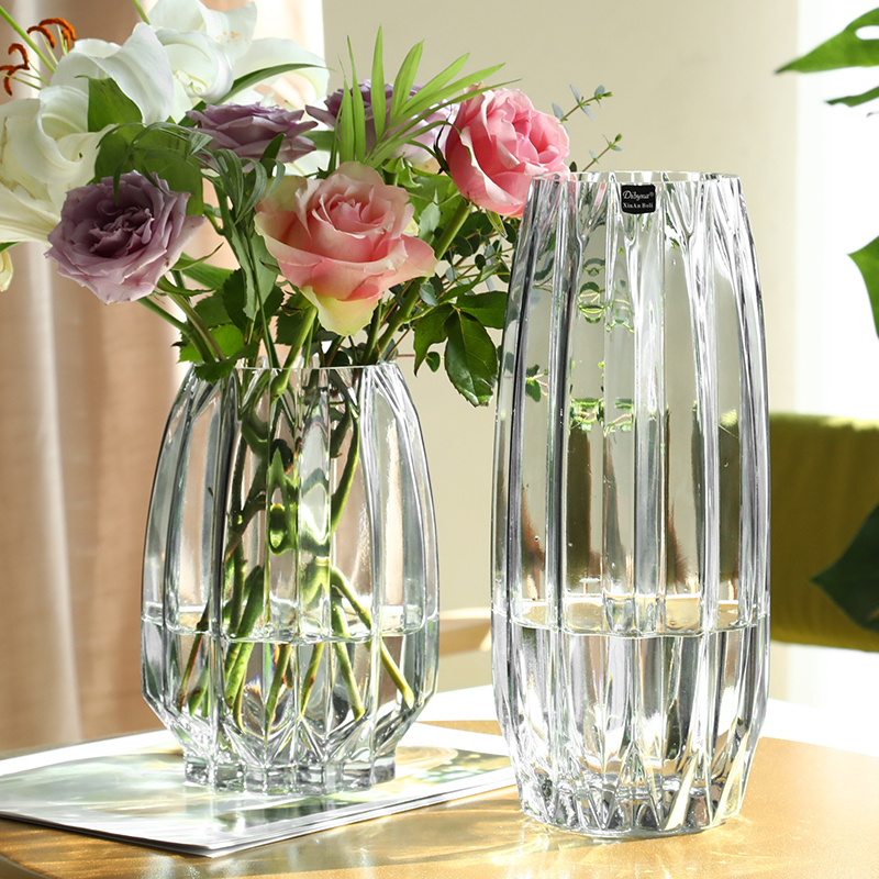 Glass Vase Nordic - Скандинавская простая большая стеклянная ваза прозрачного