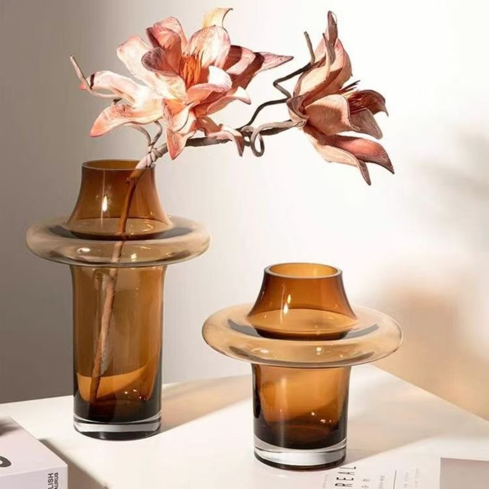 Glass Vase Nordic - Современная простая стеклянная ваза для цветов