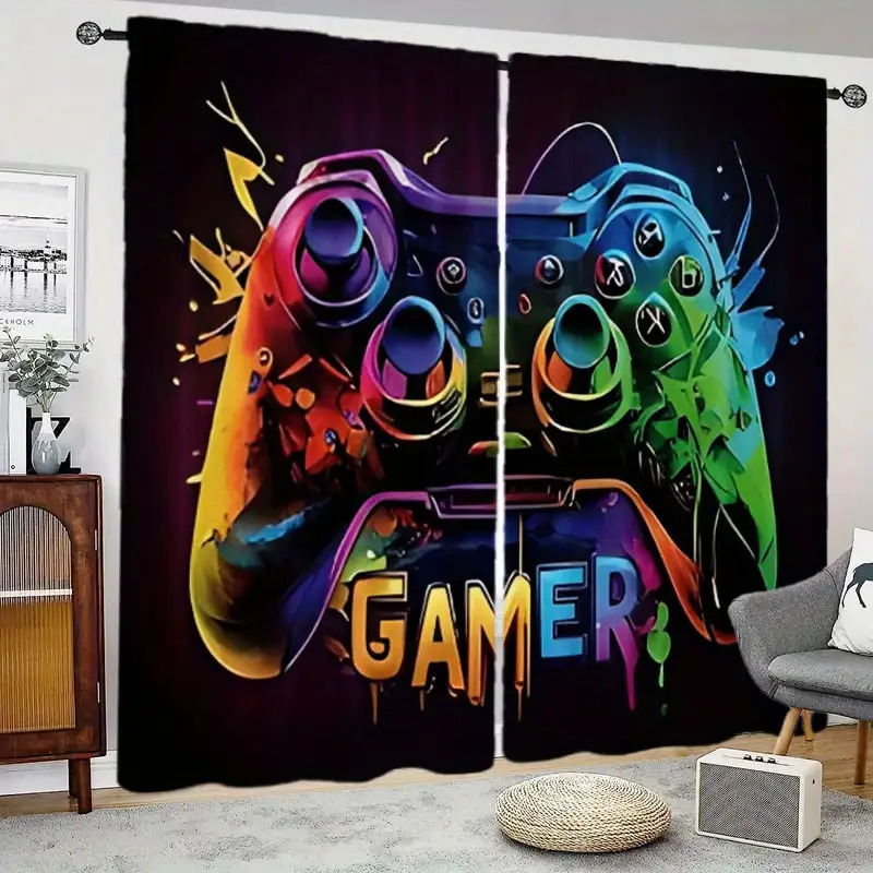 Home Decor Youtube Videos - Двойные игровые шторы (2 шт.) в