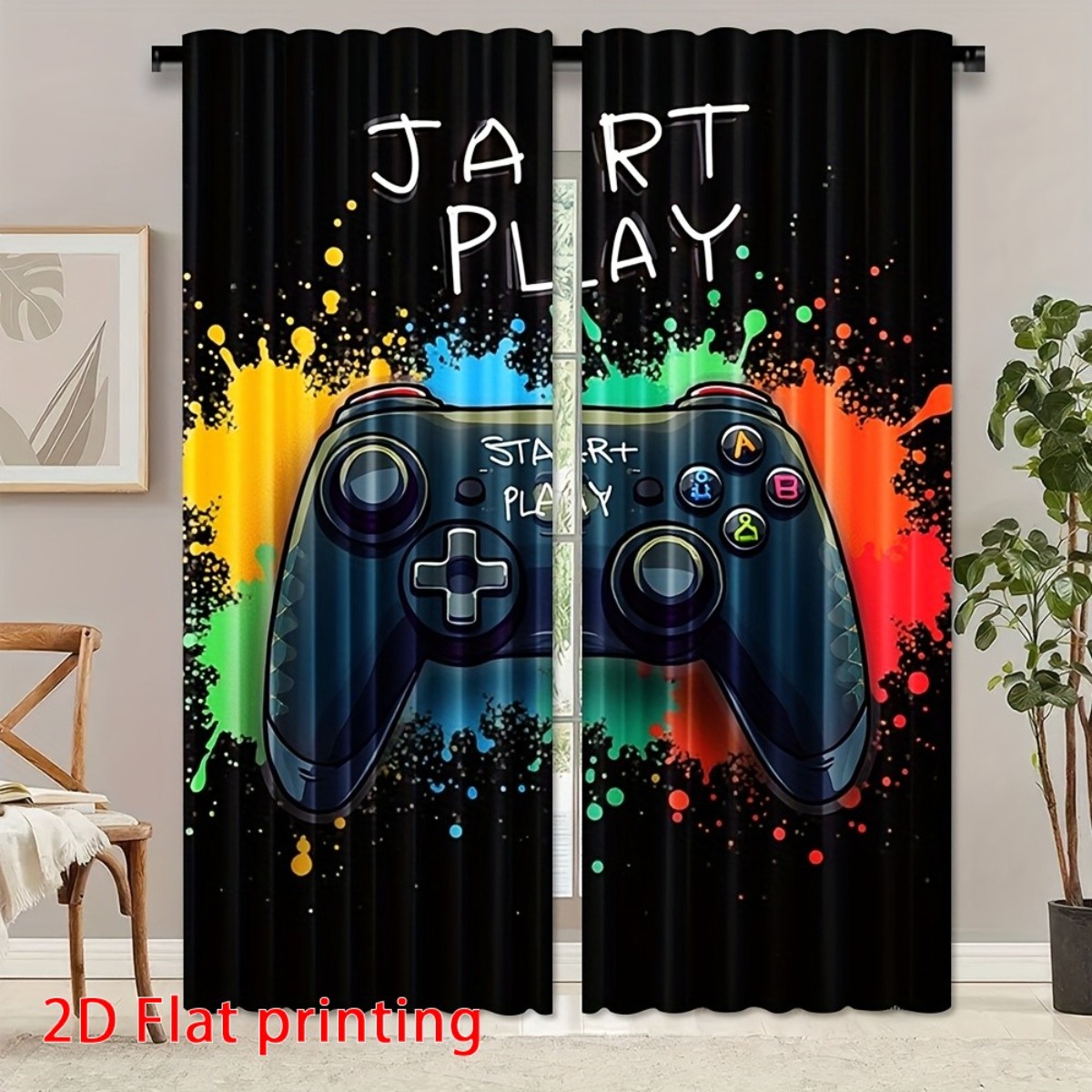 Home Decor Youtube Videos - Игровые шторы для геймеров, черные, для