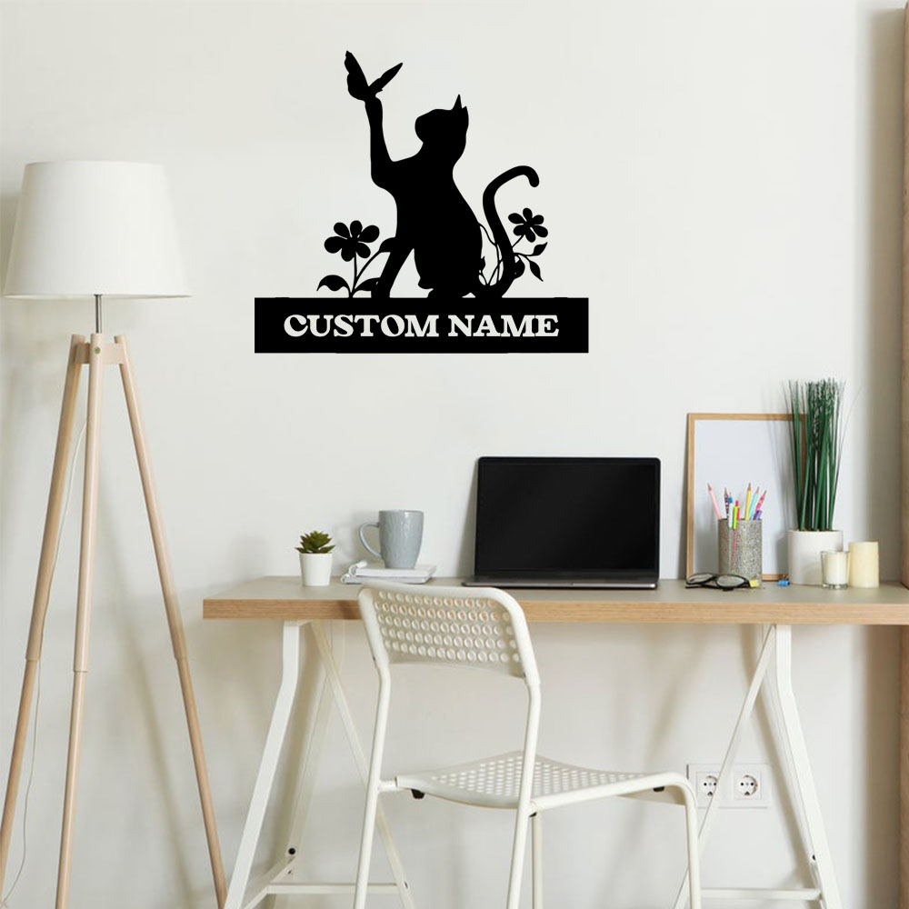 Home Decor Cat - 1 шт. креативная наклейка на стену