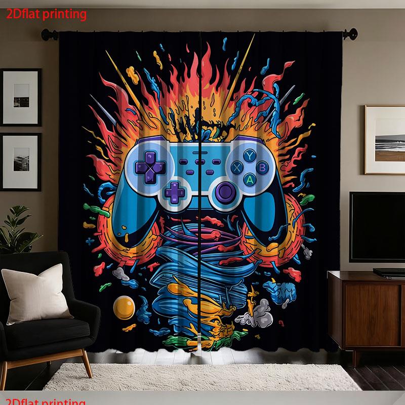Home Decor Youtube Videos - Шторы с ретро-геймпадами: искусство видеоигр и