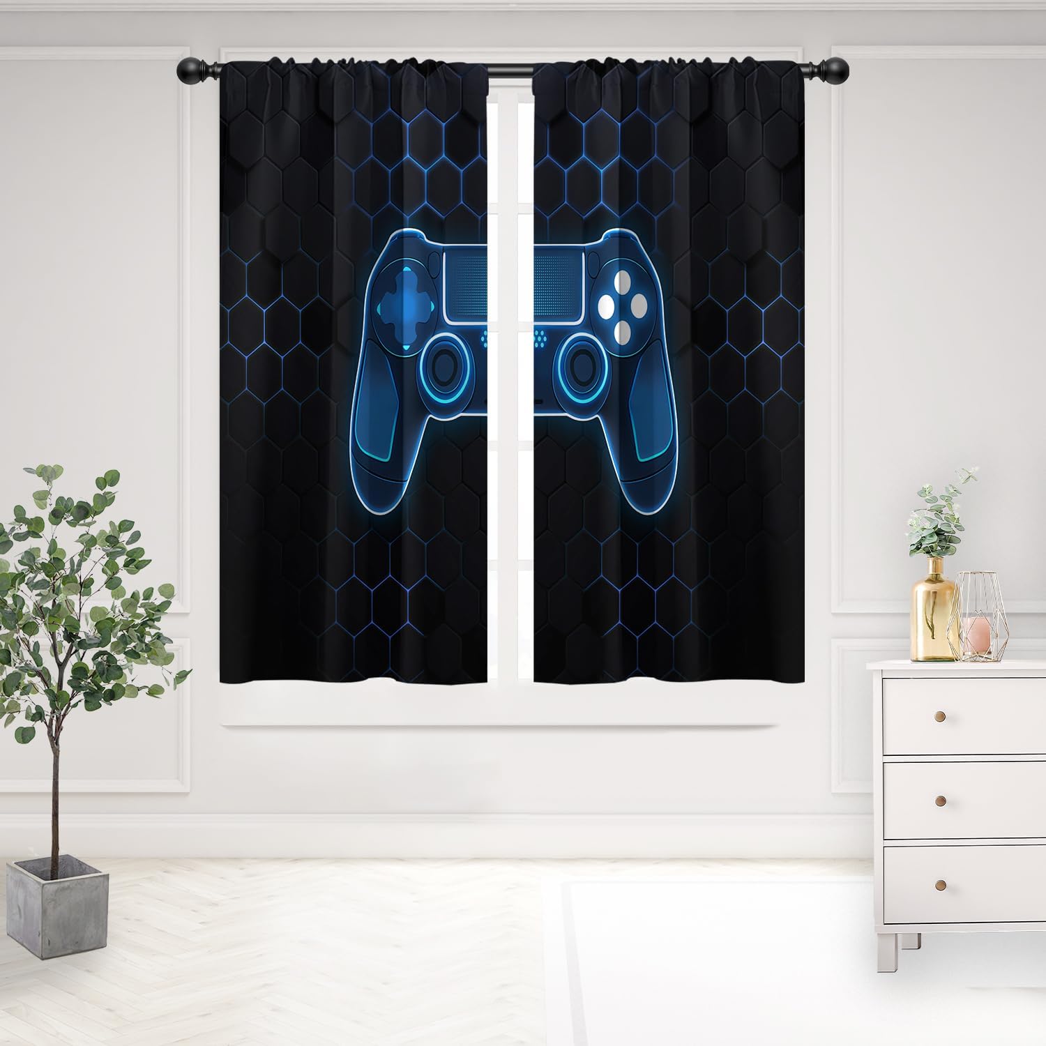 Home Decor Youtube Videos - Роскошные игровые шторы с контроллером PS,