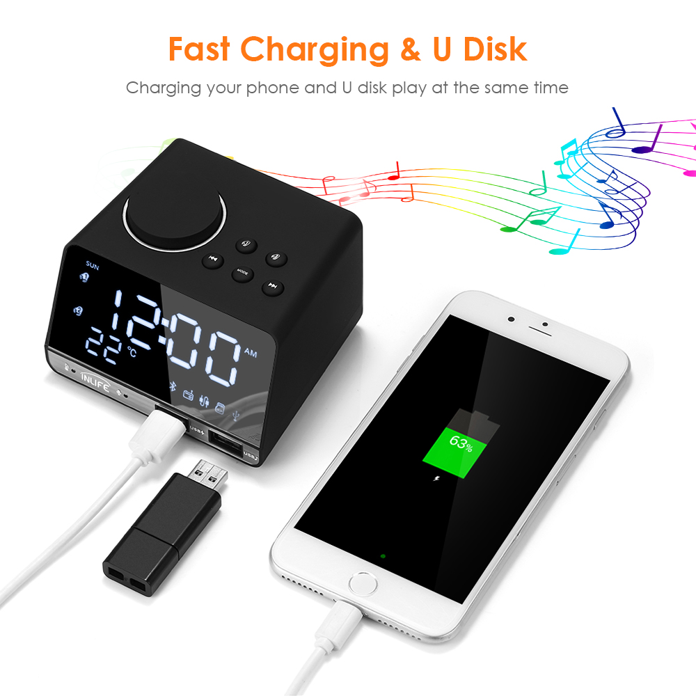 Home Decor Range - 2026 Hot K11 Bluetooth-совместимый 5.1 радио-будильник