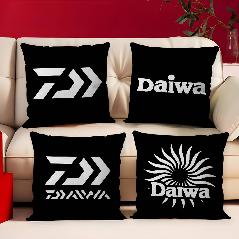 Home Decor Logo Design - Чехол для подушки с логотипом D-DaiwaS