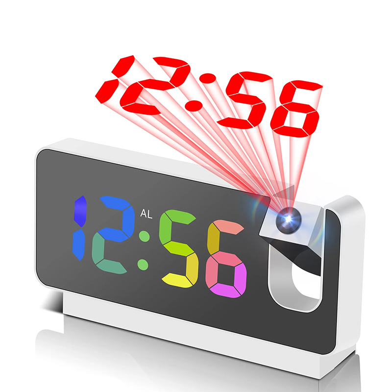 Vintage Alarm Clock - Проекционный будильник, настольные часы с большим