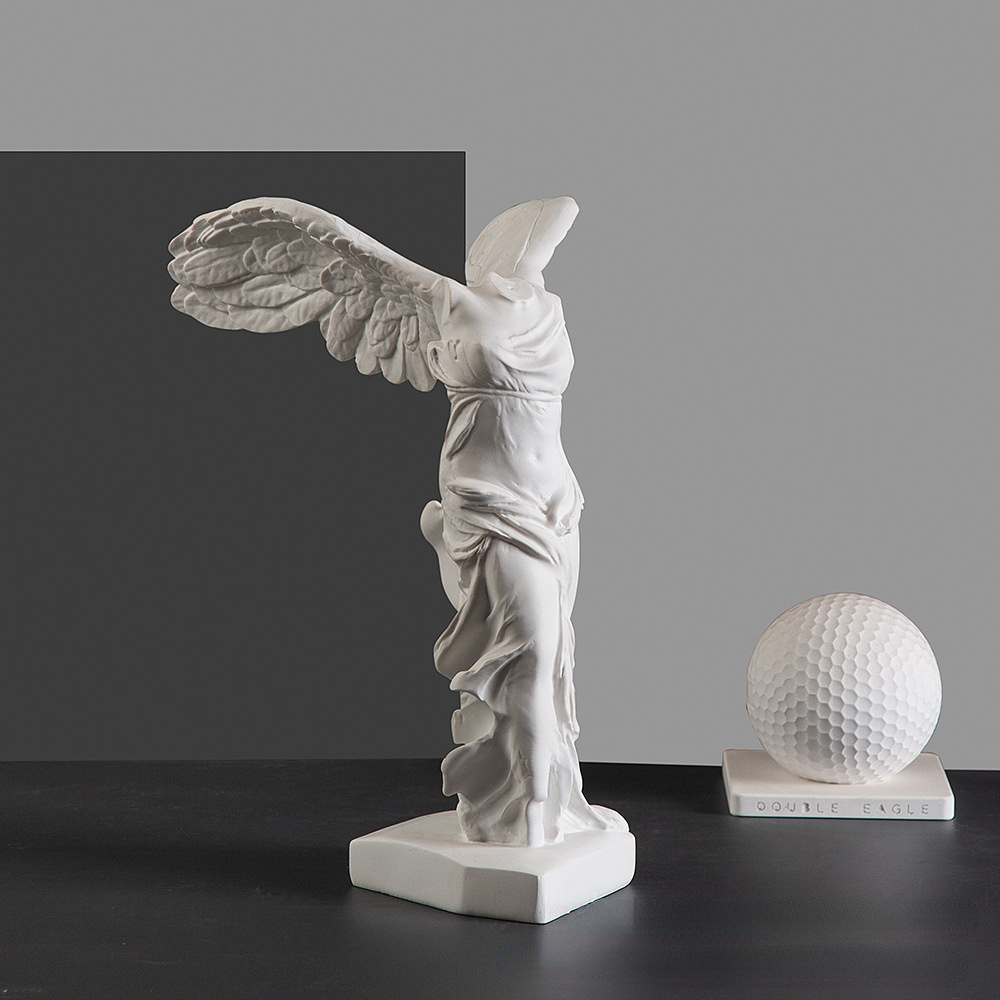 Abstract Sculpture Resin - Греческая статуя богини перемоги с крыльями
