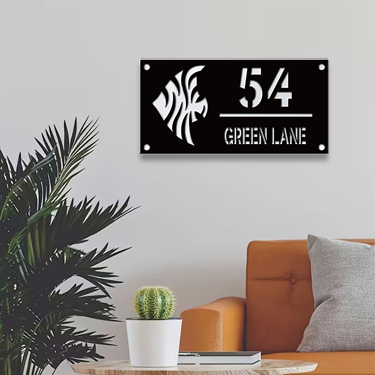 Home Decor Garden - 1 шт. Акриловая табличка с номером