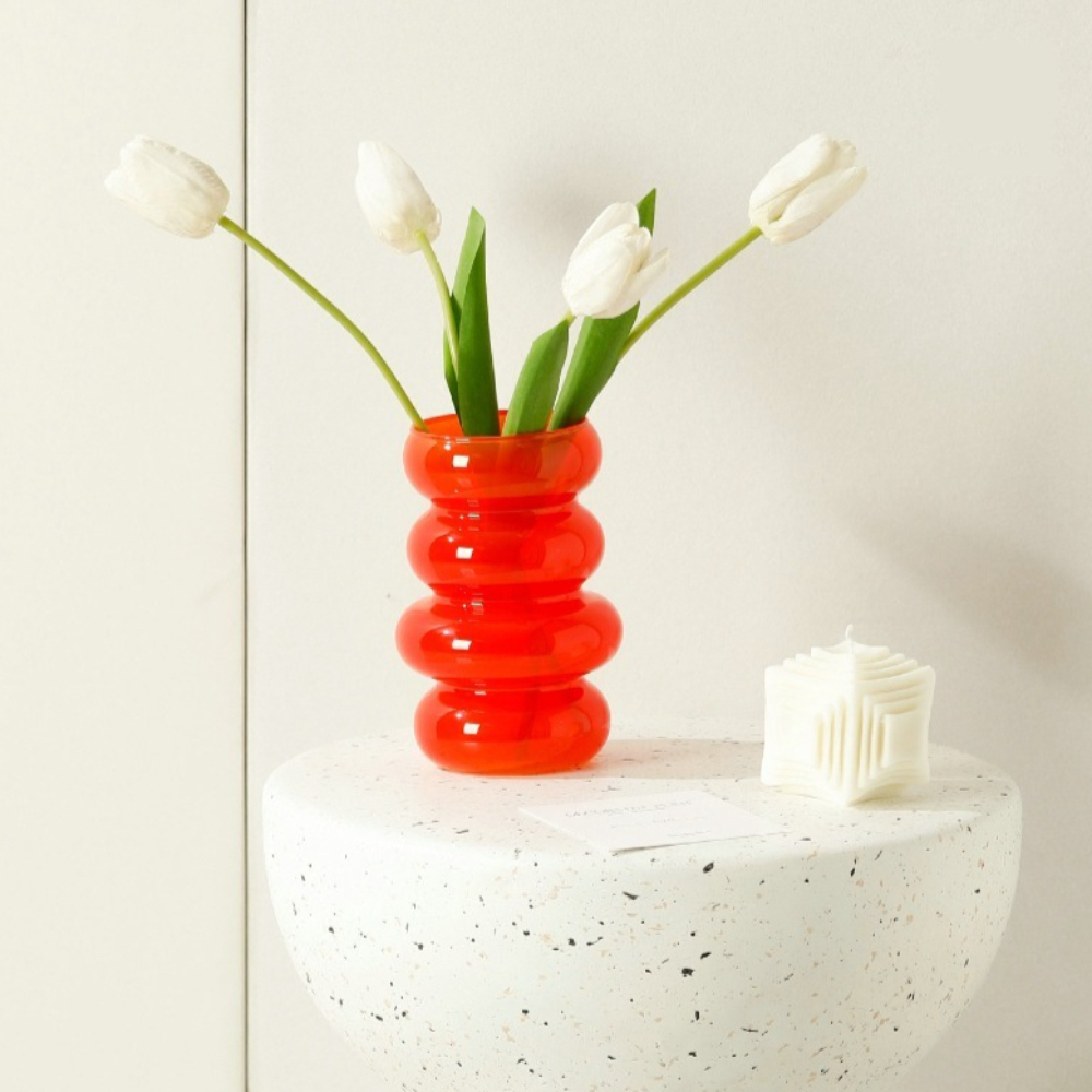 Ваза из пузырькового стекла в  – обзор и цена Glass Vase Nordic
