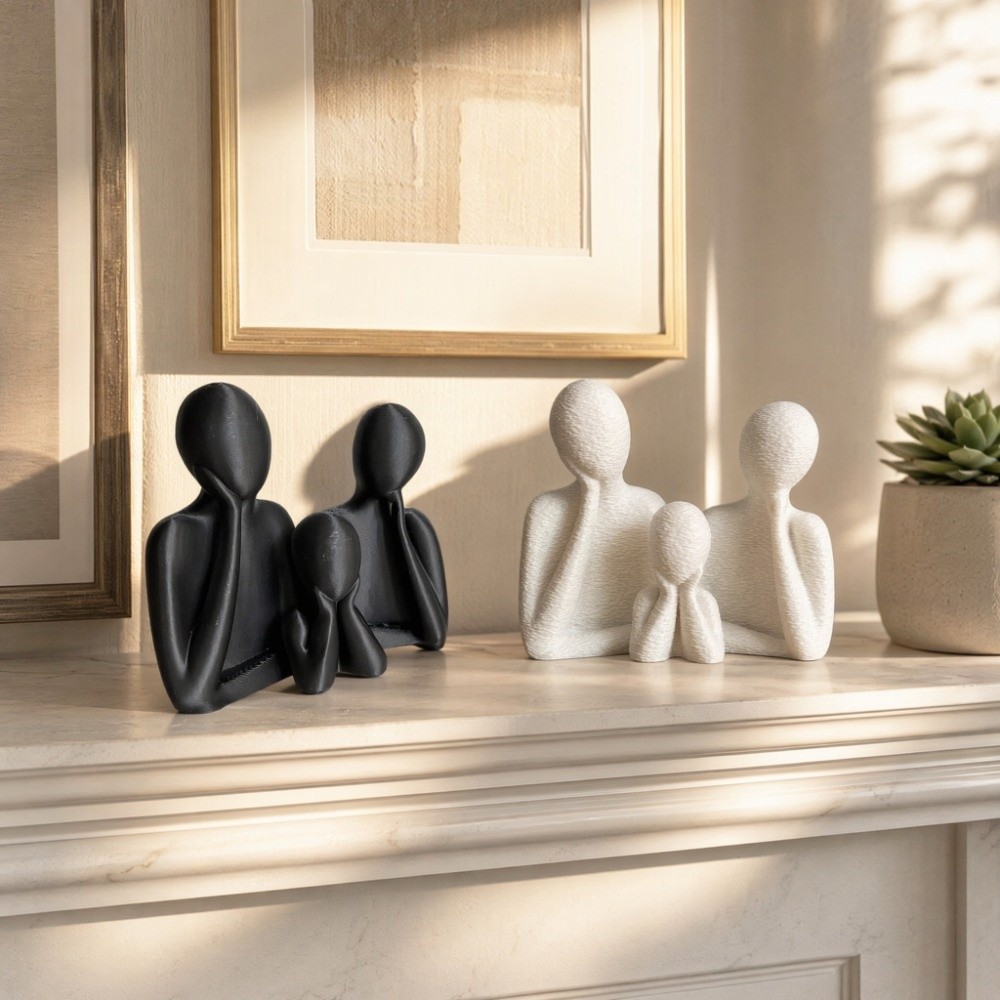 Скульптура обнимающейся пары,  – обзор и цена Abstract Sculpture Resin