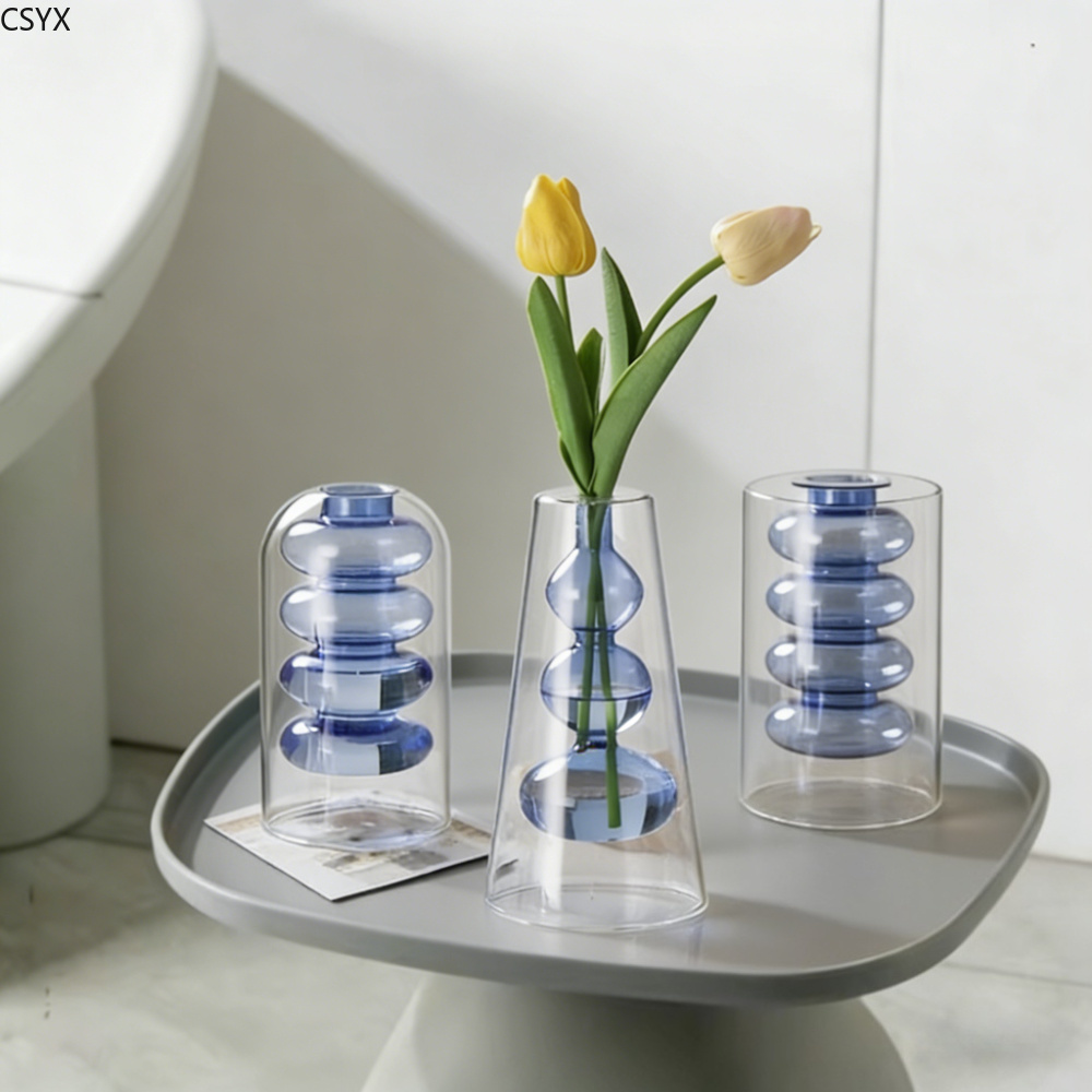 Креативная скандинавская цветн – обзор и цена Glass Vase Nordic