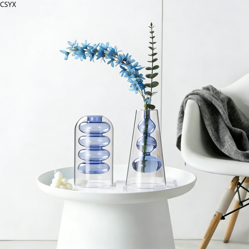 Креативная скандинавская цветн – обзор и цена Glass Vase Nordic