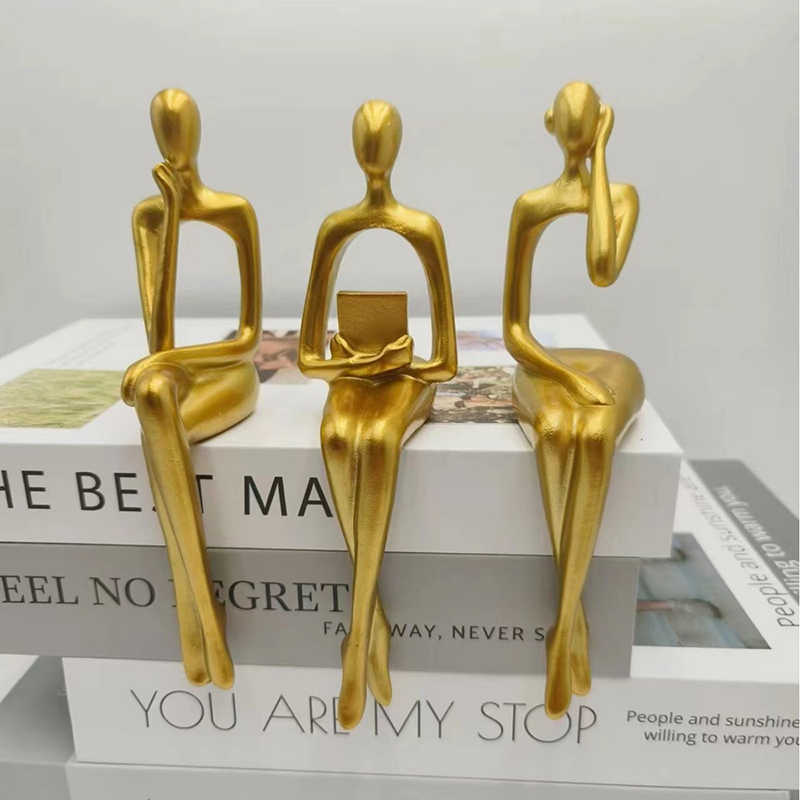 Статуя мыслителя, абстрактная  – обзор и цена Abstract Sculpture Resin