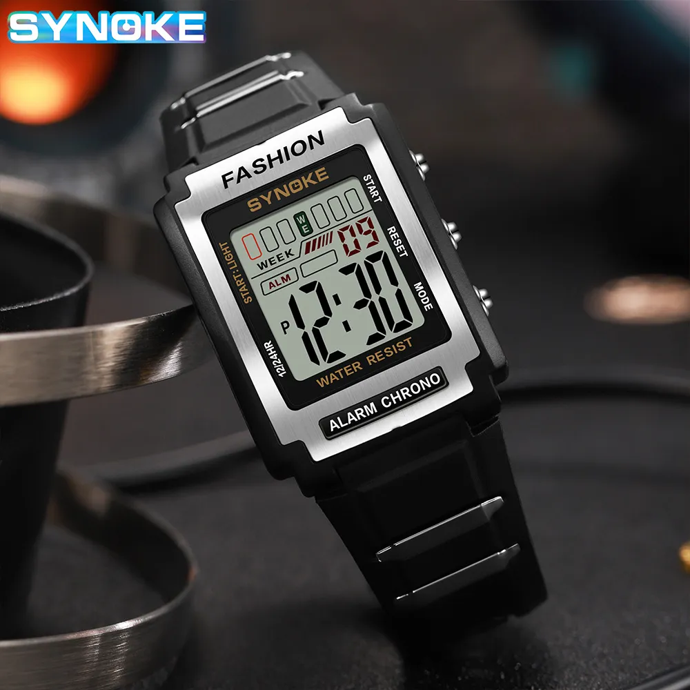 SYNOKE мужские прямоугольные с – обзор и цена Vintage Alarm Clock