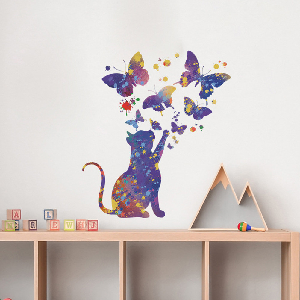 2 листа наклеек с котиками и б – обзор и цена Home Decor Cat