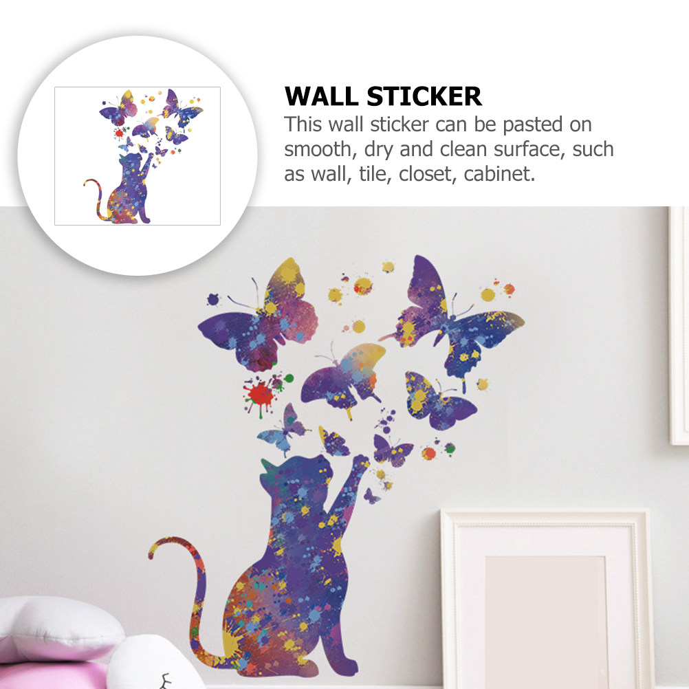 2 листа наклеек с котиками и б – обзор и цена Home Decor Cat