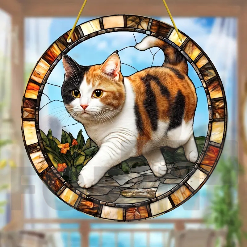 Жвавый и милый витраж «Ловец с – обзор и цена Home Decor Cat
