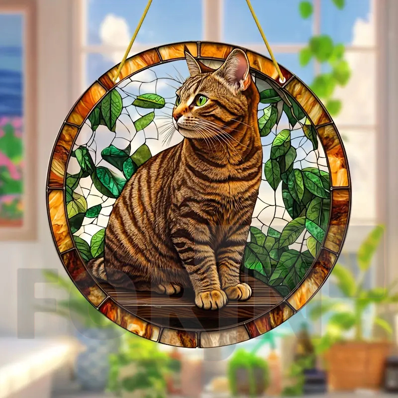 Жвавый и милый витраж «Ловец с – обзор и цена Home Decor Cat