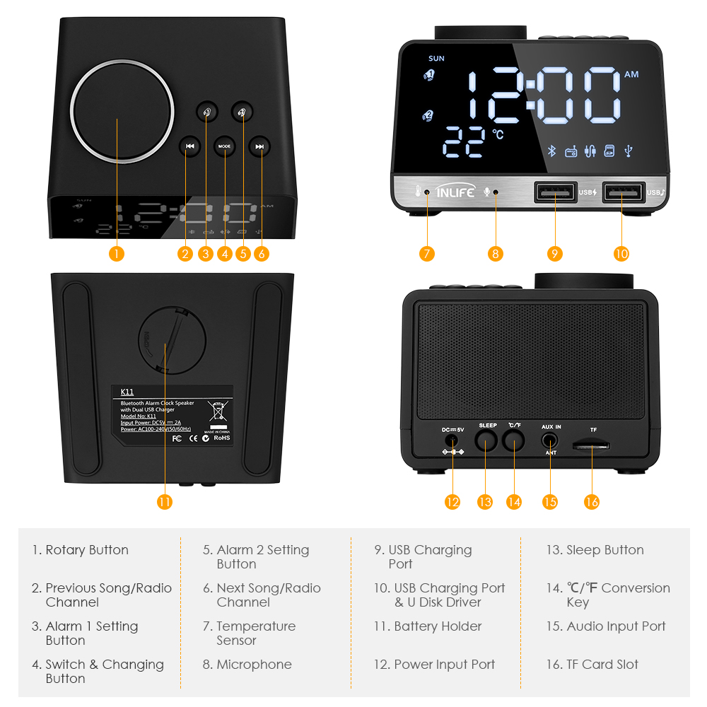 2026 Hot K11 Bluetooth-совмест – обзор и цена Home Decor Range
