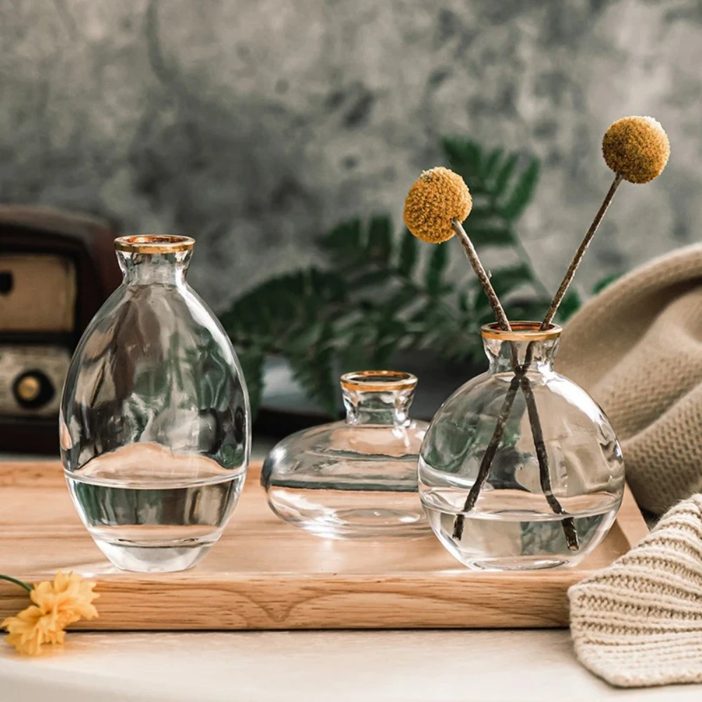 Скандинавская прозрачная стекл – обзор и цена Glass Vase Nordic