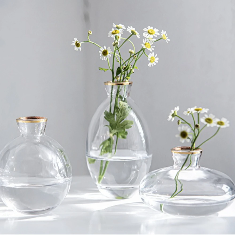 Скандинавская прозрачная стекл – обзор и цена Glass Vase Nordic