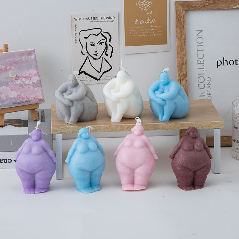 3D толстая женщина/мужчина пор – обзор и цена Abstract Sculpture Resin