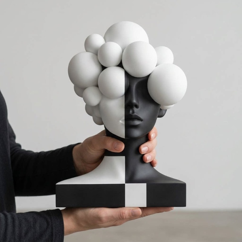 Современная абстрактная скульп – обзор и цена Abstract Sculpture Resin