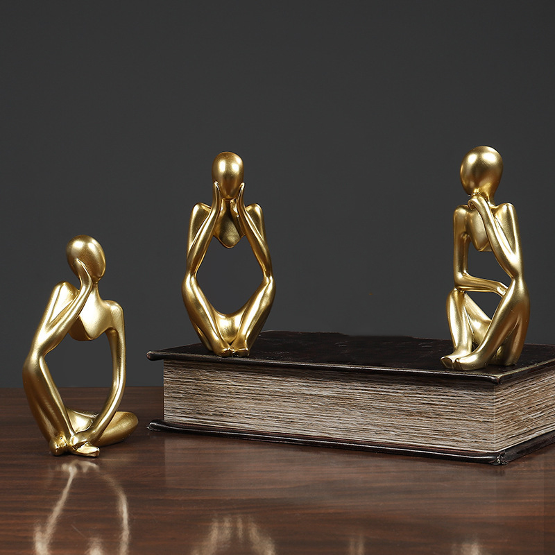 3 шт./компл. абстрактная стату – обзор и цена Abstract Sculpture Resin