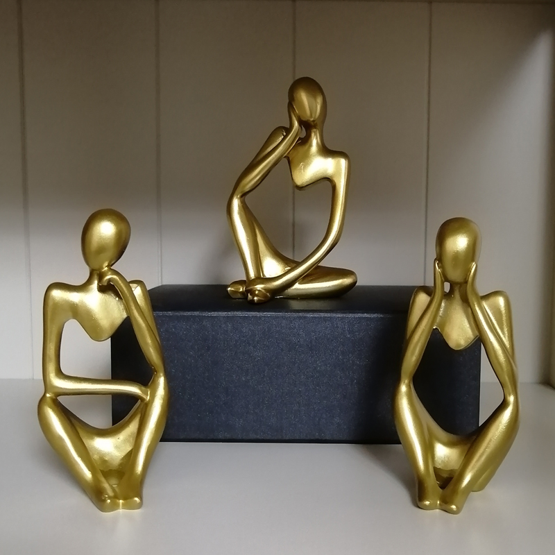3 шт./компл. абстрактная стату – обзор и цена Abstract Sculpture Resin