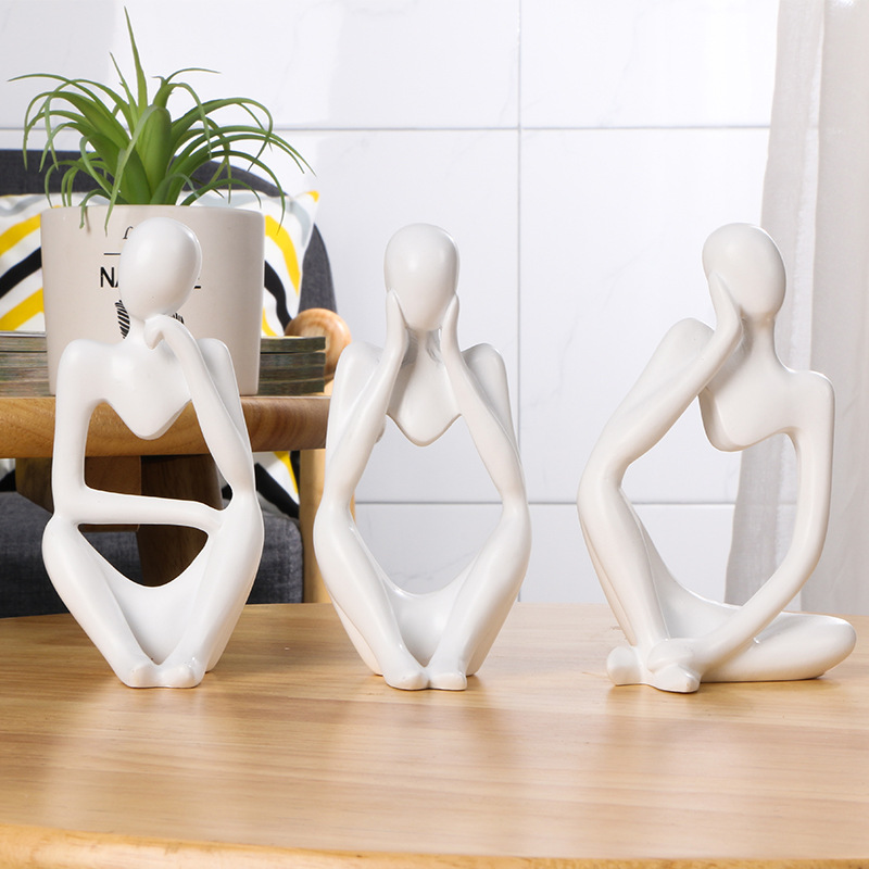 3 шт./компл. абстрактная стату – обзор и цена Abstract Sculpture Resin