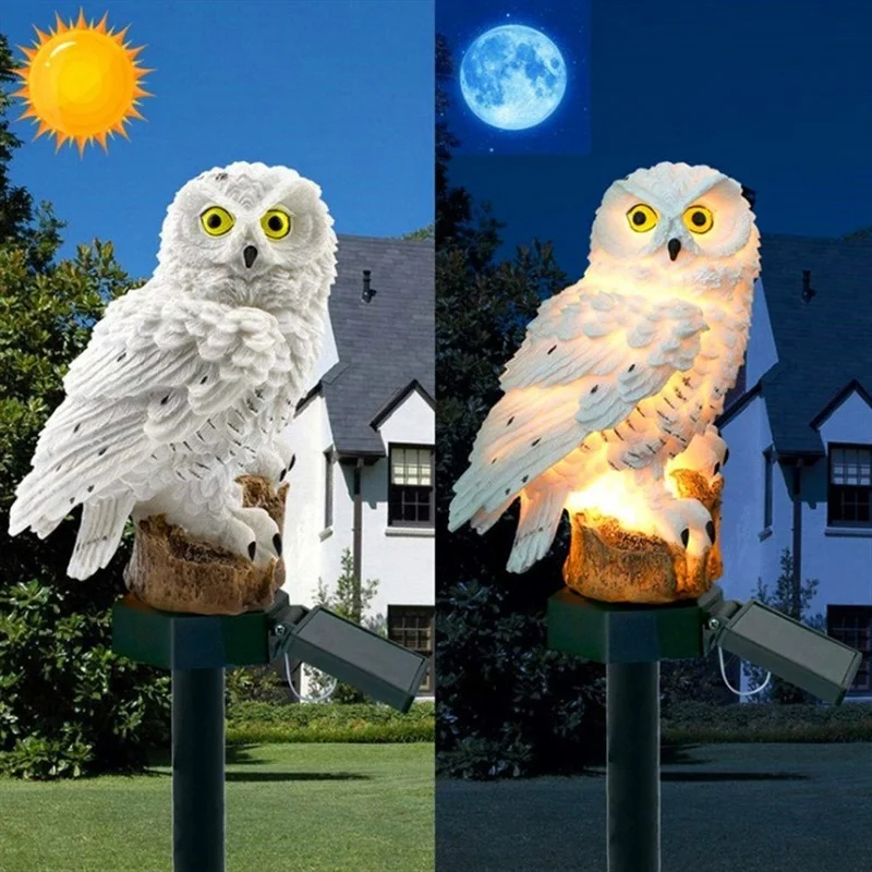 Солнечная статуэтка совы с LED – обзор и цена Home Decor Garden