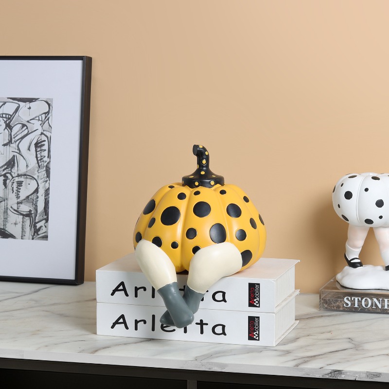 Абстрактная кукла-тыква в горо – обзор и цена Abstract Sculpture Resin