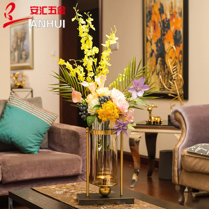 Креативная металлическая ваза, – обзор и цена Glass Vase Nordic