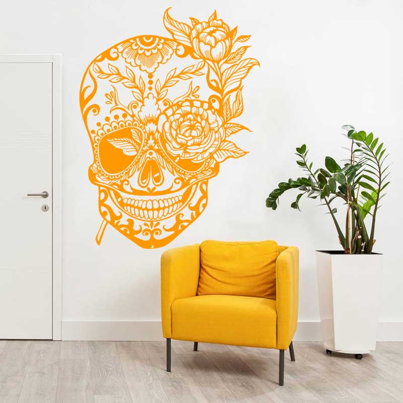 День мертвых сахарный череп ви – обзор и цена Home Decor Y2K
