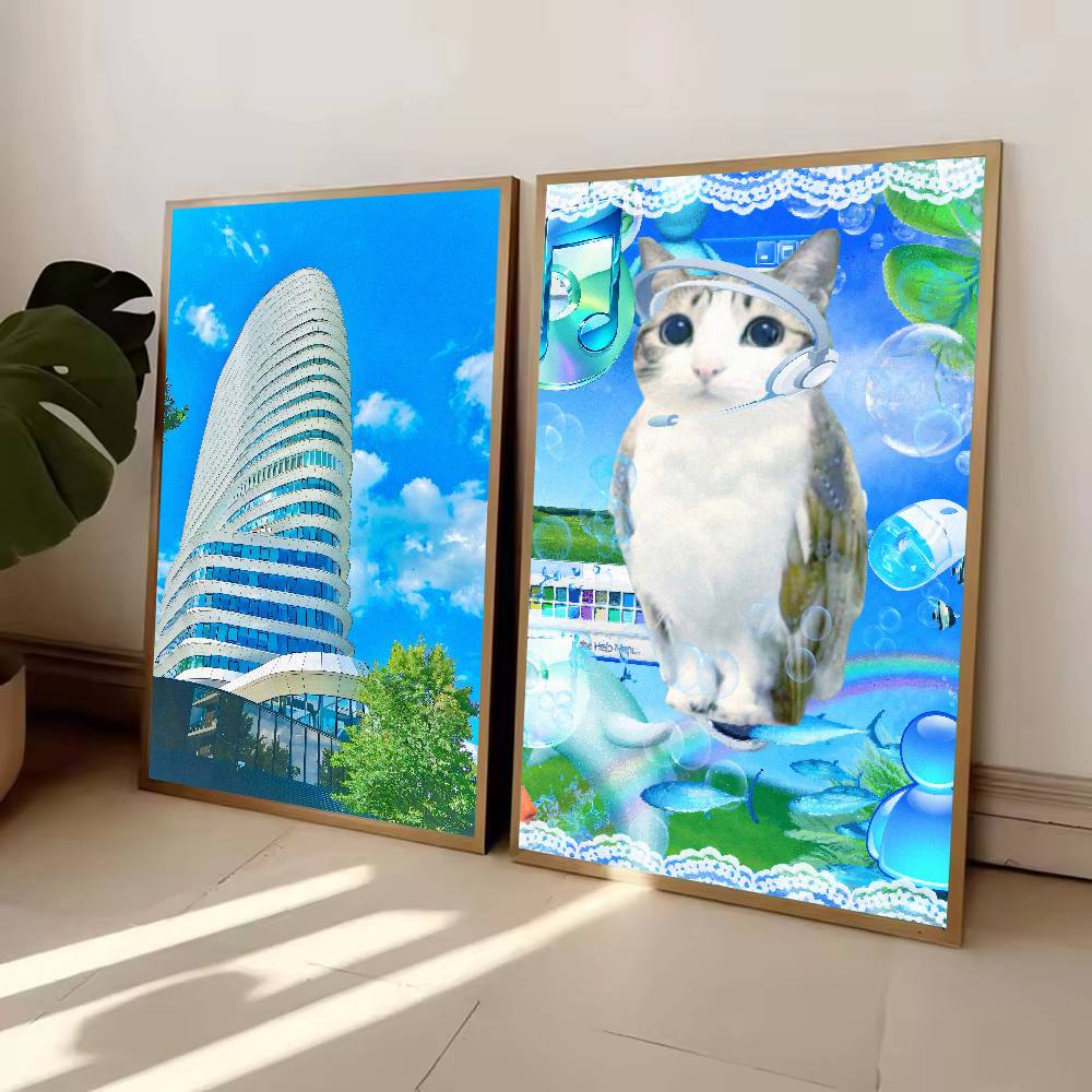 Постер Frutiger Aero Style, яр – обзор и цена Home Decor Y2K