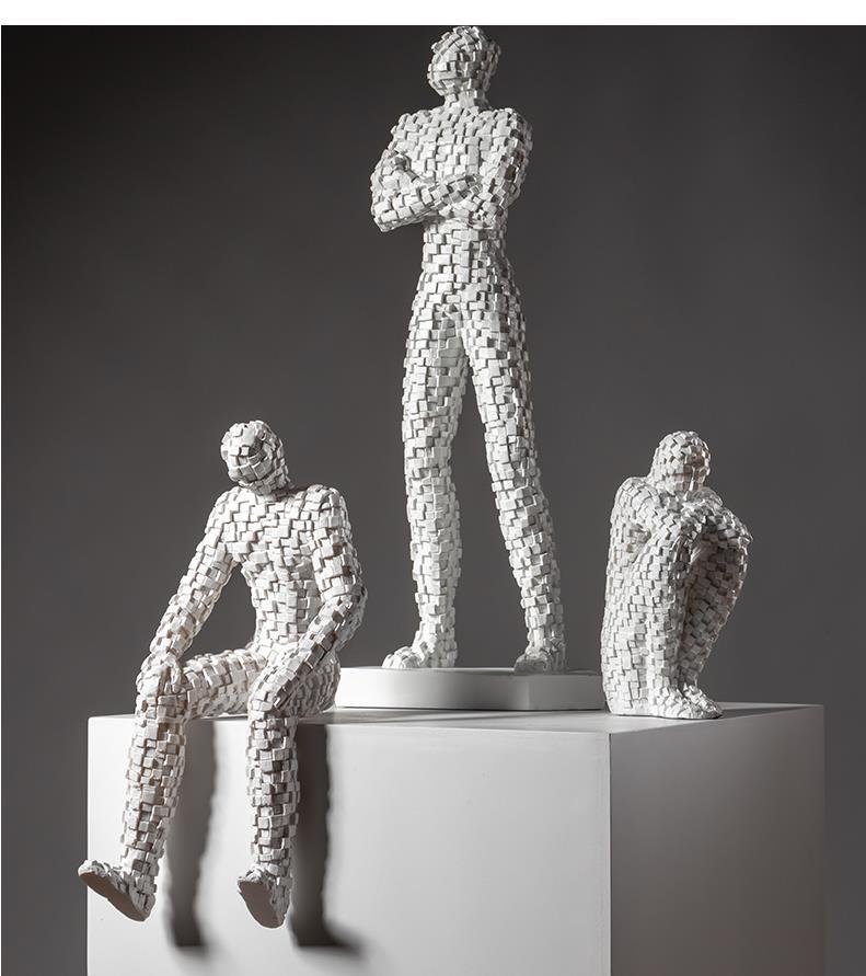 Мозаичные фигурки-скульптуры:  – обзор и цена Abstract Sculpture Resin