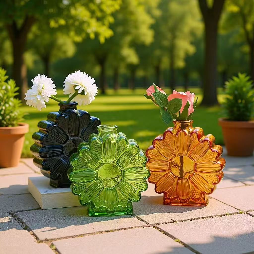 Простая ваза из витражного сте – обзор и цена Glass Vase Nordic